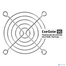 Exegate EX295260RUS Решетка для вентилятора 70x70 ExeGate EG-070MR (70x70 мм, металлическая, круглая, никель)
