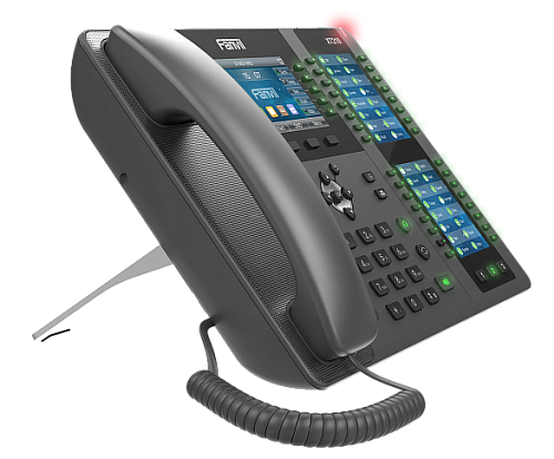 Телефон Fanvil X210 2xEthernet 10/100/1000, HD Voice, 20 SIP Lines, 10 Line Key, 116 DSS Keys, IPV6/OPUS, 4.3+2*2.4 Multi Color Screen, WIFI & Built-i