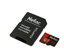 Носитель информации Netac P500 Extreme PRO 64GB MicroSDXC V30/A1/C10 up to 100MB/s, retail pack with SD Adapter