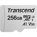 Карта памяти MICRO SDXC 256GB W/ADAP C10 TS256GUSD300S-A TRANSCEND