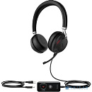 Yealink UH38, стерео, Bluetooth, USB, 2 м, Проводная гарнитура черный/серебристый (UH38 Dual UC-BAT)