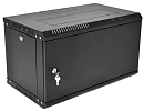 шкаф ЦМО Шкаф телекоммуникационный настенный разборный ЭКОНОМ 9U (600 520) дверь металл, цвет черный