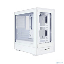 Корпус Ginzzu CL420 mATX передняя панель Стекло белый