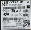 Монитор Asus 23.8" Gaming VY249HE черный IPS LED 1ms 16:9 HDMI матовая 250cd 178гр/178гр 1920x1080 75Hz FreeSync VGA FHD 3.38кг