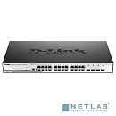 D-Link DGS-1210-28X/ME/B1A Управляемый L2 коммутатор с 24 портами 10/100/1000Base-T и 4 портами 10GBase-X SFP+