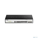 D-Link DGS-1210-10/ME/B2A Управляемый L2 коммутатор с 8 портами 10/100/1000Base-T и 2 портами 1000Base-X SFP