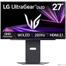 LCD LG 27" 27GX700A-B черный {OLED 2560x1440 280Hz 0.03ms 335cd 178/178 10bit 2xHDMI2.1 DisplayPort1.4 3xUSB3.2 USB-C Pivot FreeSync PremiumPro G-Sync