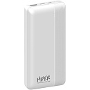 Hiper Мобильный аккумулятор 20000mAh 3A QC PD 1xUSB белый (MX PRO 20000 WHITE)