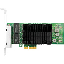 Сетевая карта ShenzhenLianrui Electronic Co., LTD Сетевая карта/ PCIe x4 1G Quad Port Copper Network Card in 2U Length, Intel i211 based