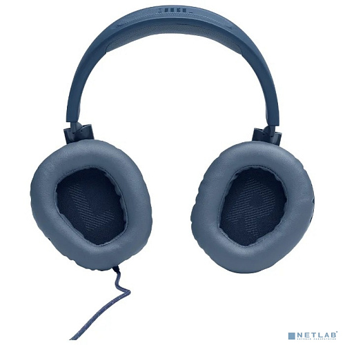 Наушники с микрофоном JBL Quantum 100 синий 1.2м мониторные оголовье (JBLQUANTUM100BLU)
