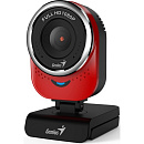 Web-камера Genius QCam 6000 Red {1080p Full HD, вращается на 360°, универсальное крепление, микрофон, USB} [32200002408]