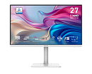 Монитор MSI Modern MD272UPHW 27" 16:9 UHD(3840x2160) IPS Flat,4ms(GTG),HDR 400,1000:1,100M:1,400nit,178/178,2xHDMI,DP,USB Type-C,Speaker,Tilt,Swivel,H