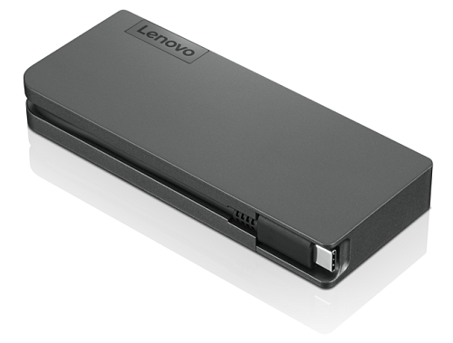 Lenovo Powered USB-C Travel Hub (1xHDMI2.0, 1xVGA, 1xUSB 2.0, 1xUSB 3.1 Gen1, 1xGigabit RJ45, 1xUSB-C female port for charging only, MAX POW 13W)