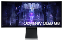 Samsung 34" Odyssey OLED G8 S34BG850SI Curved OLED 21:9 3440x1440x175Hz 0,03ms 1М:1 250cd 178/178 mini DP; micro HDMI; USB-C (65 Вт) Spk Tilt HAS Pivo