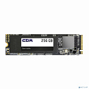 CBR SSD-256Gb-M.2-SATA-BS26b, Внутренний SSD- накопитель, серия "Base", 256Gb, M.2 SATA, 3D TLC NAND, R/W speed up to 510/450 MB/, TBW 128