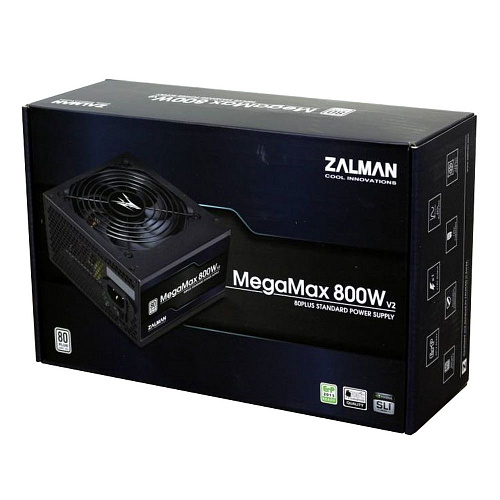 Блок питания Zalman MegaMax800W V2, 80+STD.230V