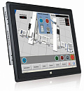 Панельный безвентиляторный компьютер PPC-F15B-BTi-J1/2G/PC, дисплей 15", 450 кд/м², 1024 x 768 XGA, процессор Intel® Celeron® J1900, TDP 10Вт, 2Гб RAM