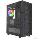 Powercase Mistral EA17, Tempered Glass, 4x 120mm ARGB PWM Fan, чёрный, ATX (CMAEA17-A4)