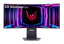 Монитор LG 34" 34GS95QE-B Gray/Violet, Curved 800R, 21:9, OLED, 3440x1440, 0,03ms, 275cd, 240Hz, 2xHDMI, DP, 2xUSB, HAS