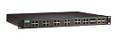 Коммутатор 20 x 100/1000BaseSFP, 4 х 10/100/1000BaseTX/SFP (Combo), 2 источника питания (110/220 В перем.), с расширенным диапазоном температур