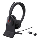 BH74 with Stand UC USB-C/A, Беспроводная Bluetooth, HD звук, Шумоподавление ANC,Черная