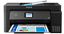 МФУ струйный Epson L14150 (C11CH96403/96502/96505/96503) A3 Duplex Net WiFi черный