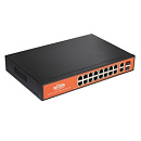 WI-PMS320GF, Коммутатор управляемый L2 PoE 350Вт, порты 16 PoE GE + 2 Combo GE/SFP