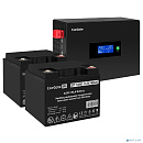 Exegate EX297430RUS Комплект ИБП EX295994RUS + батарея 40Ач EX282976RUS 2шт (инвертор, синус, для котла, PF=1, настенный) ExeGate IdealSine SR-1500.LC