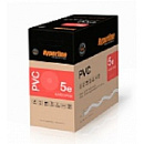 Hyperline UUTP4-C5E-S24-IN-PVC-WH-305 (UTP4-C5E-SOLID-WH-305) Кабель UTP (U/UTP), кат. 5e, 4 пары, (305 м), (24 AWG), одножильный (solid), белый, PVC