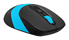 Клавиатура + мышь A4Tech Fstyler FG1010 клав:черный/синий мышь:черный/синий USB беспроводная Multimedia (FG1010 BLUE)
