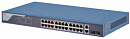 Коммутатор Hikvision DS-3E1326P-SI 24x100Мбит/с 2x1Гбит/с