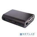 Raspberry 41433 Корпус PI 3/PI 2 model B/ model B+ (Black) овальный, на винтах (41433)