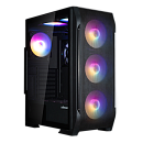корпус ZALMAN N7 PLUS V2, ATX, BLACK, WINDOW, 1xCombo (3.5” or 2.5”), 1 x 3.5”, 3 x 2.5”, 2xUSB2.0, 1xUSB3.0, FRONT 3x120mm RGB, REAR 1x120mm RGB, TOP