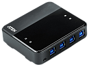 USB переключатель ATEN 4 x 4 USB 3.2 Gen1 Peripheral Sharing Switch