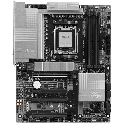 Материнская плата MSI PRO X870-P WIFI,X870,AM5,4DDR5,4PCI-Ex16,3M.2,4SATA3,1USB4,1USB3.2 Gen2x2,3USB3.2 Gen2,4USB
