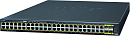 Коммутатор Planet коммутатор/ IPv6/IPv4, 48-Port Managed 802.3at POE+ Gigabit Ethernet Switch + 4-Port 100/1000X SFP (440W)