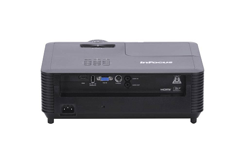 Проектор INFOCUS [IN118AA] (Full 3D) DLP, 3400 ANSI Lm, FullHD, (1.47-1.62:1), 30000:1, HDMI 1.4, 1хVGA, S-video, Audio in, Audio out, USB-A (power),