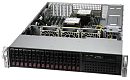 Сервер SUPERMICRO SuperServer 2U 220P-C9RT noCPU(2)3rd Gen Xeon Scalable/TDP 270W/no DIMM(16)/ SATARAID HDD(8)SFF+ SAS HDD(8)SFF/2x10GbE/2x1200W