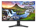 Монитор 23,8'' AOPEN 24CL2YEbmirx IPS, 1920x1080, 1 / 5ms, 250cd, 100Hz, 1xVGA+1xHDMI(1.4)+SPK+Audio In/Out, Speakers 2Wx2, H.Adj. 110 (by ACER)