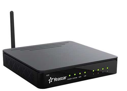 YEASTAR IP-АТС до 20 абонентов и до 10 одновременных вызовов, позволяет подключать аналоговые линии/телефоны, линии BRI и GSM-линию посредством дополн