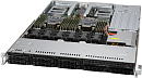 Сервер SUPERMICRO CloudDC SuperServer 1U 120C-TR 2x4310 12C 2.1GHz/4x32Gb RDIMM 3200(16xslots)/1xSM883 240GB SATA(8x2.5")/2x10Gbe RJ45/2x860W
