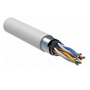 ITK Кабель связи витая пара F/UTP кат. 6 4х2х23AWG solid LSZH 305м белый