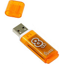 Smartbuy USB Drive 8Gb Glossy series Orange SB8GBGS-Or