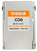 ssd kioxia enterprise 7680gb u.3 15mm (2,5" sff) cd6-r, nvme 1.4/pcie 4.0 1x4, r6200/w4000mb/s, iops(r4k) 1000k/85k, mttf 2,5m, 1dwpd/5y (read intensi