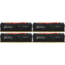 Kingston DRAM 128GB 3600MHz DDR4 CL18 DIMM (Kit of 4) FURY Beast RGB EAN: 740617319026
