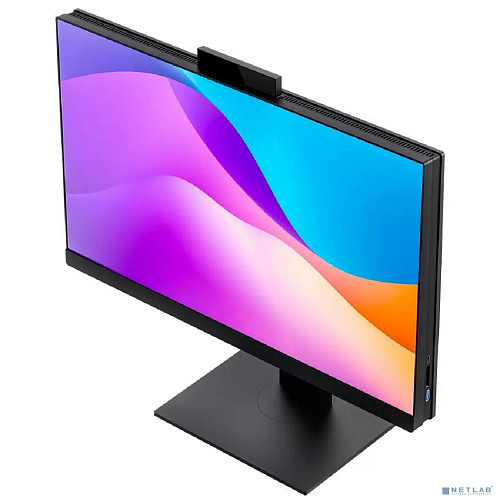 PowerCool P2742BK-300W-WF-LS-2K, Платформа-моноблок без ТМ, 27", Черный, БП 300W, Web, Wi-Fi, Type-C, Stand