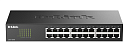 Коммутатор D-Link Неуправляемый коммутатор, 24x100Base-TX, корпус металл