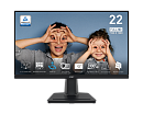 Монитор MSI PRO MP225 21.5" 16:9 FHD(1920x1080) IPS Flat,1ms(MPRT),1300:1,100M:1,250nit,178/178,HDMI 1.4,VGA(D-Sub),Tilt,VESA,100Hz,Black,1y war-ty