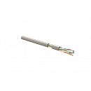 Кабель информационный Hyperline UUTP4R-C6-S23-IN-LSZH-GY-305 кат.6 U/UTP 4X2X23AWG LSZH внутренний 305м серый