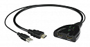 Адаптер Hama Распределитель H-121776 HDMI USB 0.07м (00121776) черный